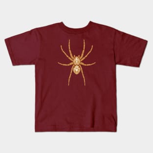 Dark Omens Spider - Pumpkin Kids T-Shirt